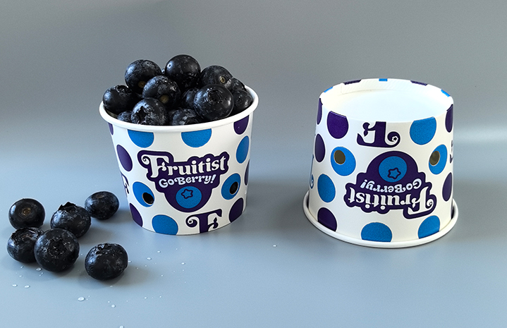 フルーツ紙容器
