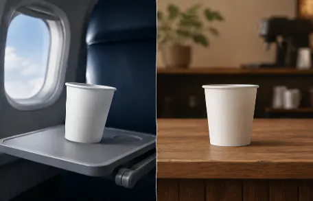 航空会社や電車ではカフェとは異なるカップ要件がある理由